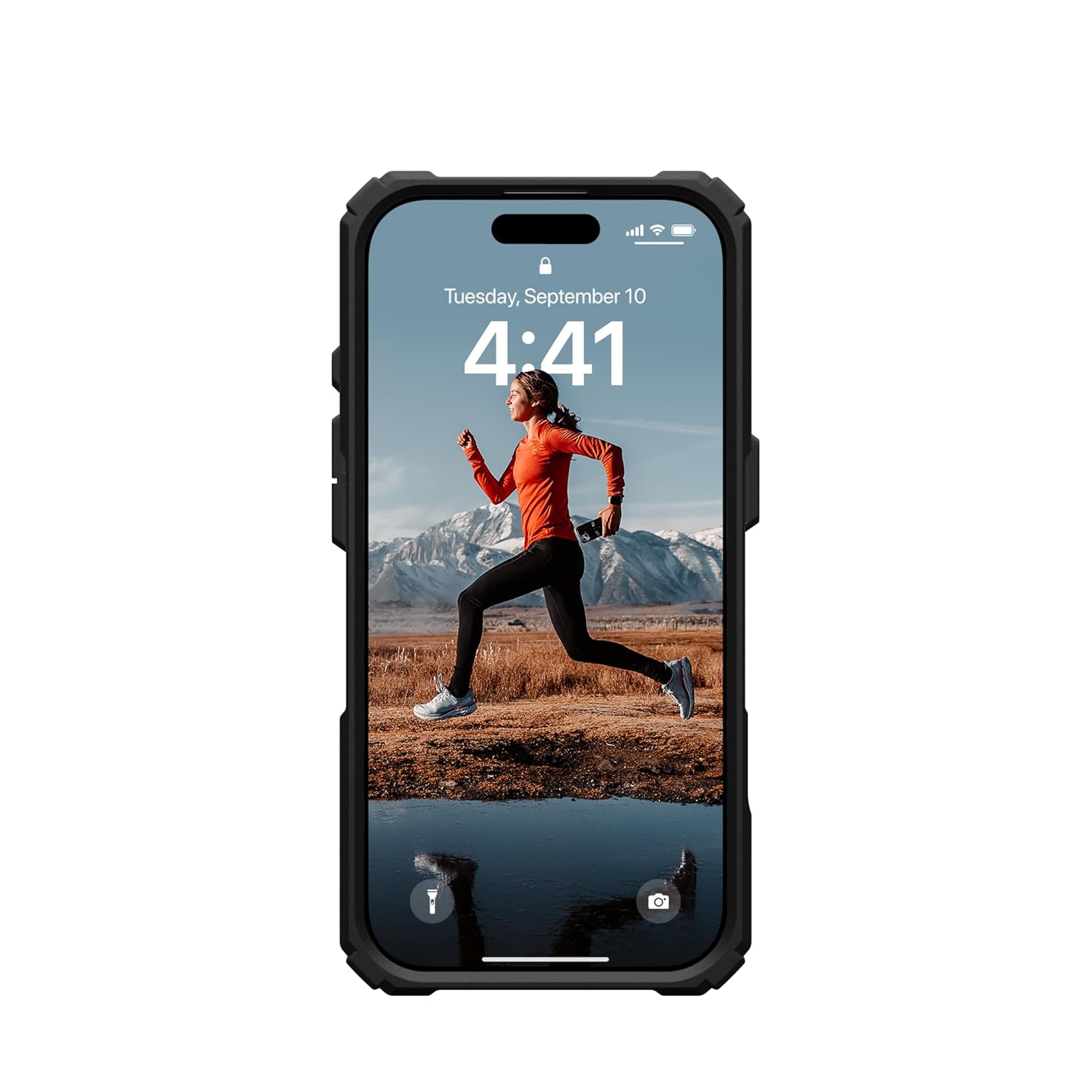 Urban Armor Gear UAG iPhone 15 Pro Case, Plasma XTE Mag-Safe Compatible, Rugged Lightweight Slim Shockproof Protective Case/Cover Designed for iPhone 15 Pro (2024) - Black/Orange